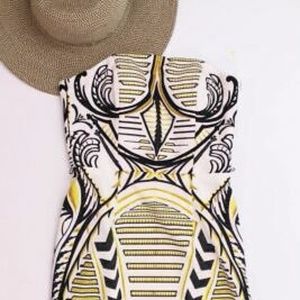 Boston Proper Strapless Dress